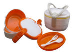 LB-26 Lunch Box with Fork & Spoon Microwave Heating