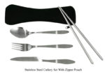 S/Steel Cutlery Set w Pouch