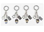 Die Cut Keychain w Charm