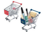 Mini Shopping Trolley Pen Holder