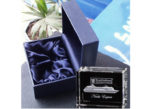 Crystal Cube Paper weight with 3D Laser Engrave