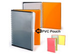 A5 Size Note Book w PVC Zip Pouch JNO1017 (Ready Stocks)