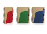 Eco Friendly Notebook w Pen & Pocket ZNO1028