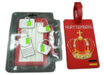PVC Luggage Tag w Crystal