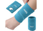Cotton Wrist Sweat Band w Pocket