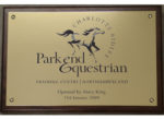 Engraved Brass Plaque (2)