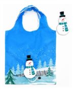 Snowman Reusable Tote Bag