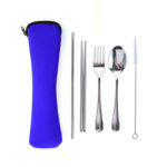 S/Steel Cutlery 4pcs set with Pouch HKC1021