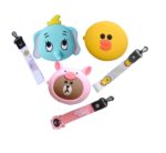 Silicone Coin Pouch with Strap