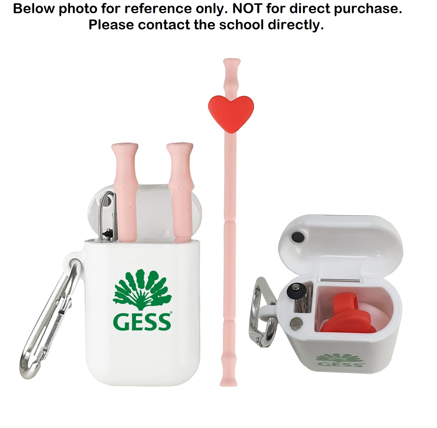 GESS International School Silicone Straw