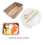 Straw Wheat Lunch Box 1 Tier