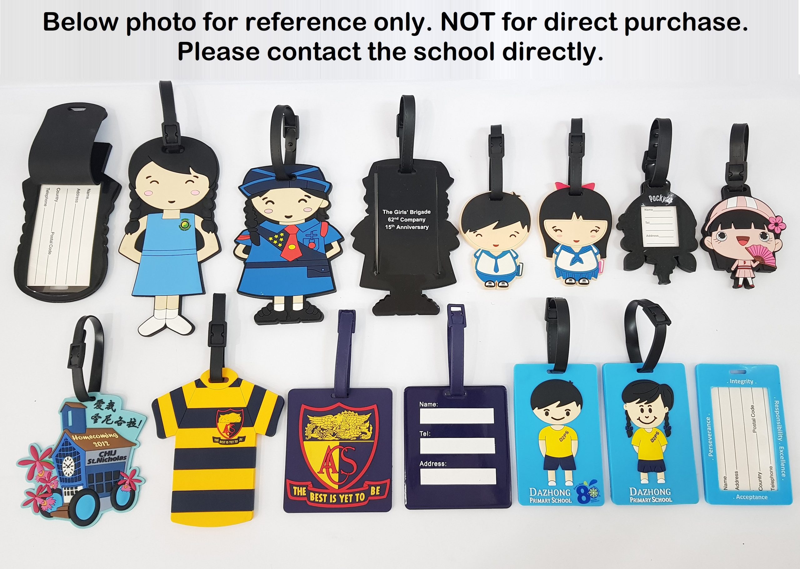 Customised School Bag Tag