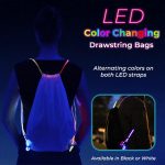 LED Color Changing Drawstring Bag
