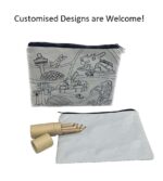 Customised Canvas Coloring Pencil Case
