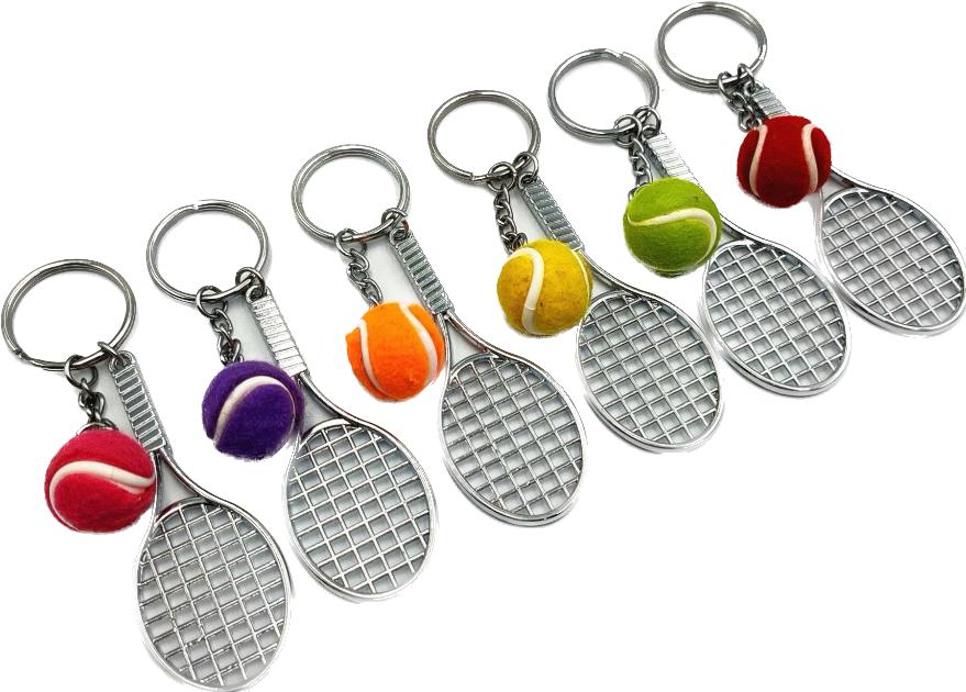 Tennis Bat Keychain