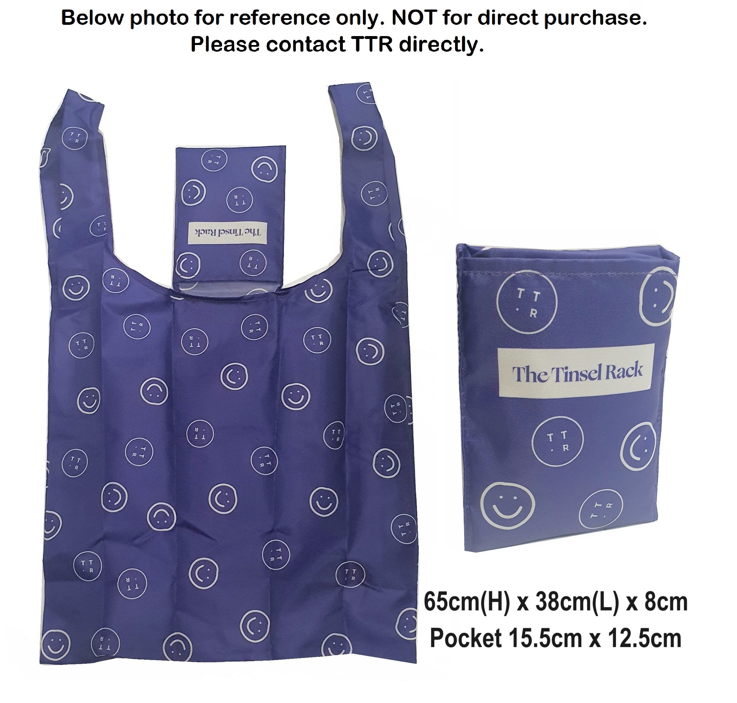 Customised Foldable Polyester Nylon Tote Bag