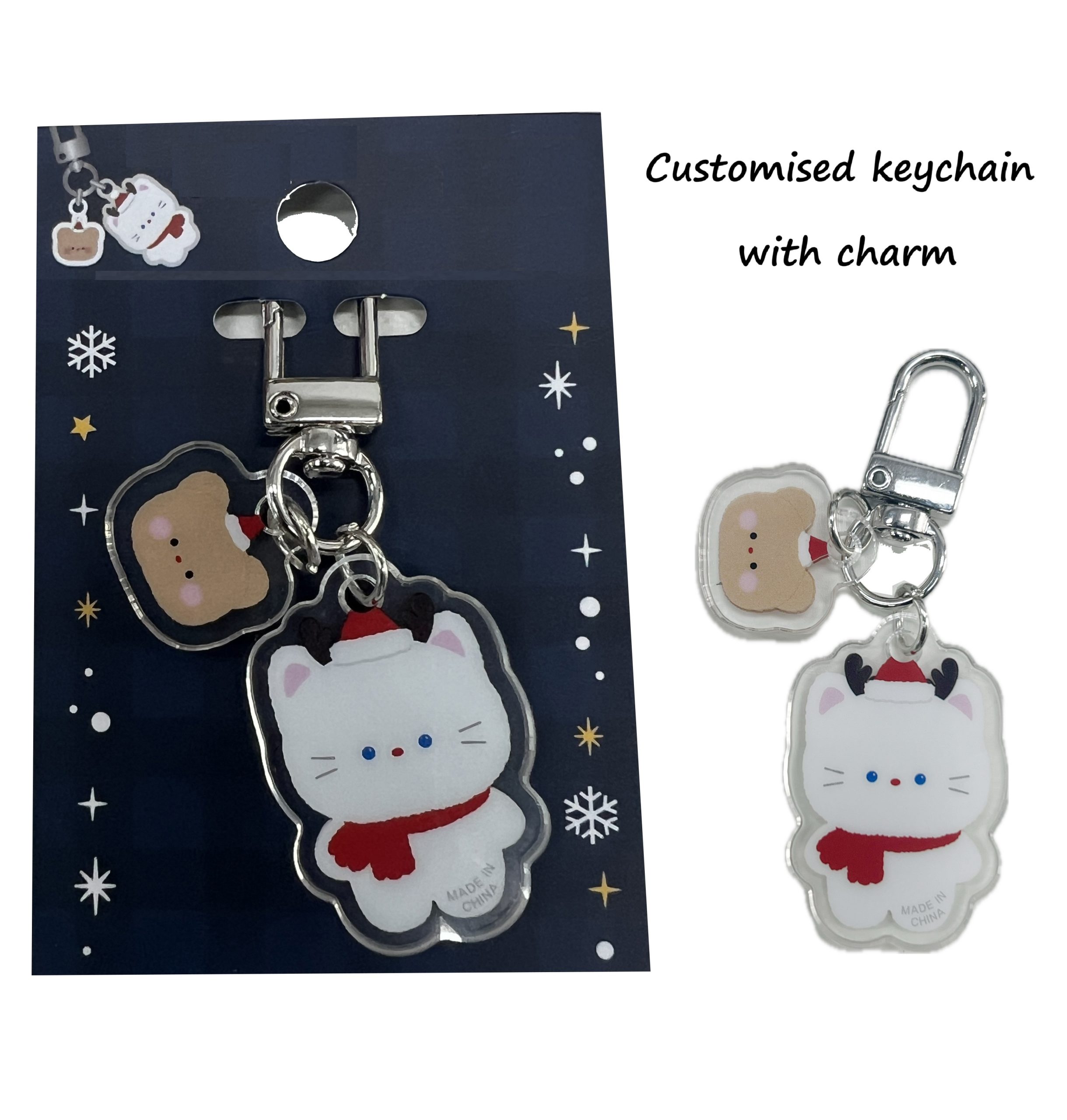 Customised Keychain with Charm