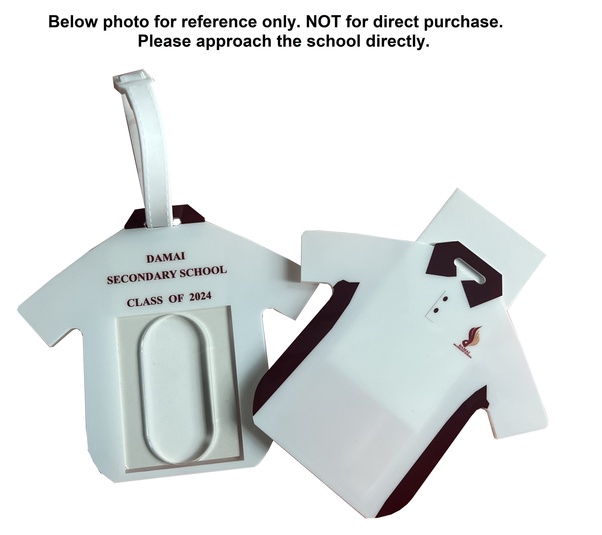 Damai Secondary School Acrylic Luggage Tag