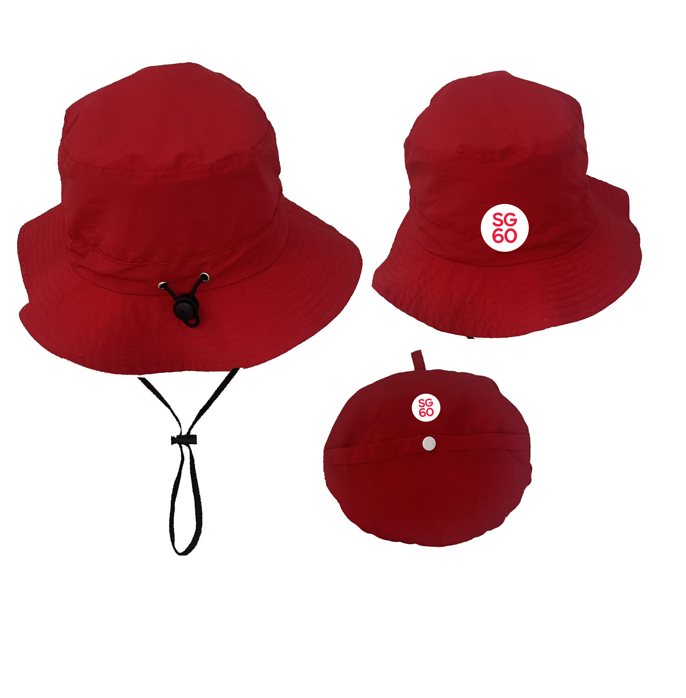 Red Bucket Hat