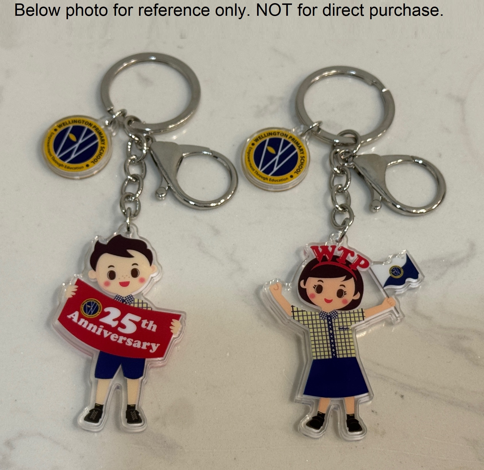 Customised Acrylic Keychain with School Mascot