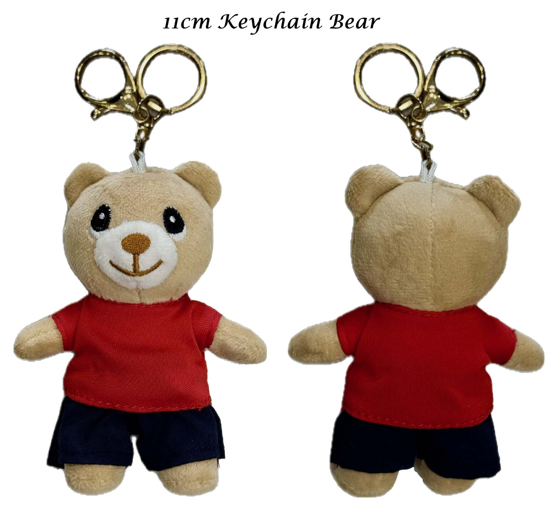 11cm Keychain Bear