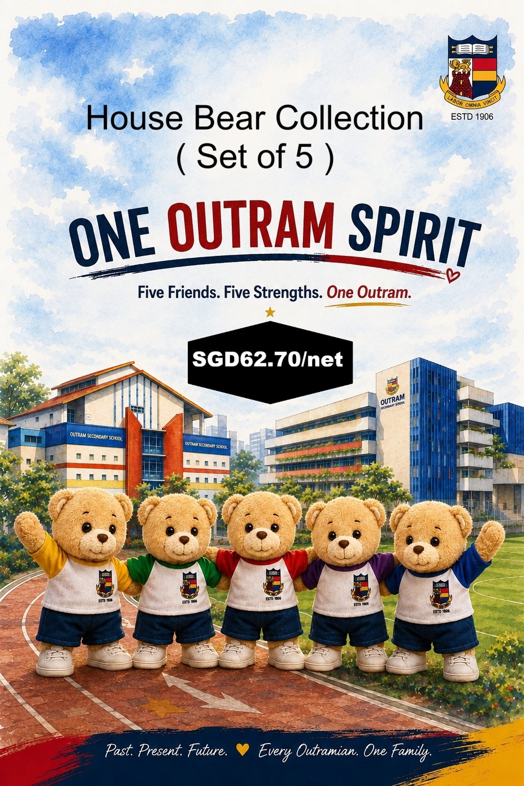 OSS120 House Bear Collection (set of 5)